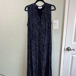 Bella Dahl Midnight Blue Patterned Maxi Dress